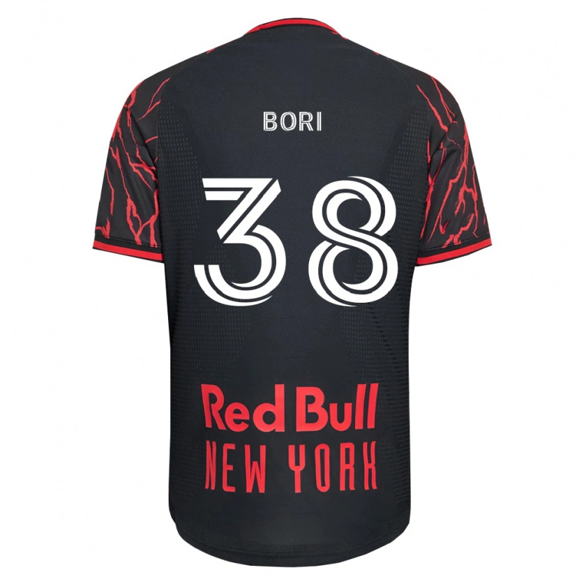 Danxen Børn Jason Bori #38 Rød Sort Hvid Hjemmebane Spillertrøjer 2026/27 Trøje T-Shirt