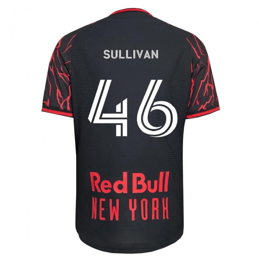 Danxen Børn Dylan Sullivan #46 Rød Sort Hvid Hjemmebane Spillertrøjer 2026/27 Trøje T-Shirt