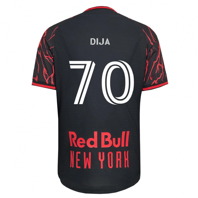 Danxen Børn Dija #70 Rød Sort Hvid Hjemmebane Spillertrøjer 2026/27 Trøje T-Shirt