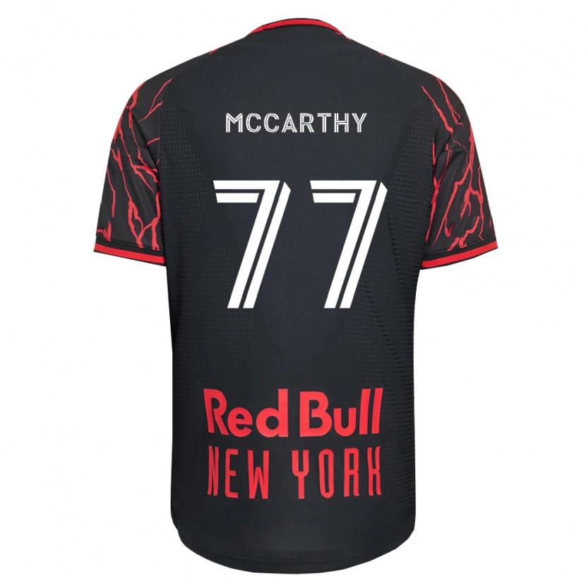 Danxen Børn John Mccarthy #77 Rød Sort Hvid Hjemmebane Spillertrøjer 2026/27 Trøje T-Shirt