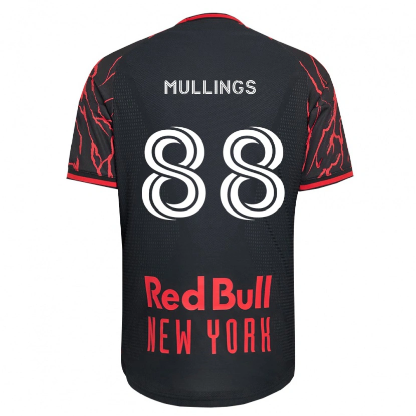 Danxen Børn O'vonte Mullings #88 Rød Sort Hvid Hjemmebane Spillertrøjer 2026/27 Trøje T-Shirt