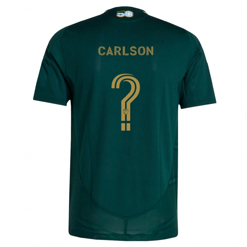 Danxen Børn Kai Carlson #0 Mørkegrøn Brun Hjemmebane Spillertrøjer 2026/27 Trøje T-Shirt