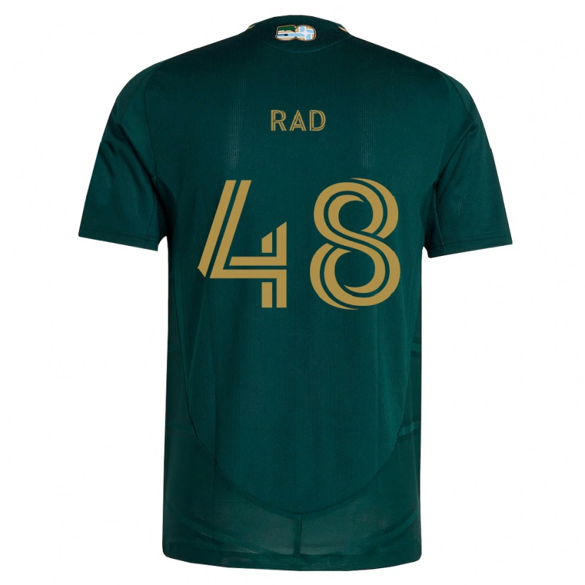 Danxen Børn Kaveh Rad #48 Mørkegrøn Brun Hjemmebane Spillertrøjer 2026/27 Trøje T-Shirt