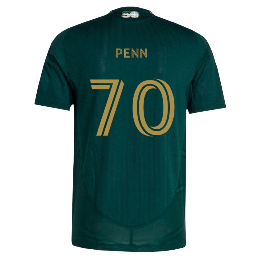 Danxen Børn Josh Penn #70 Mørkegrøn Brun Hjemmebane Spillertrøjer 2026/27 Trøje T-Shirt