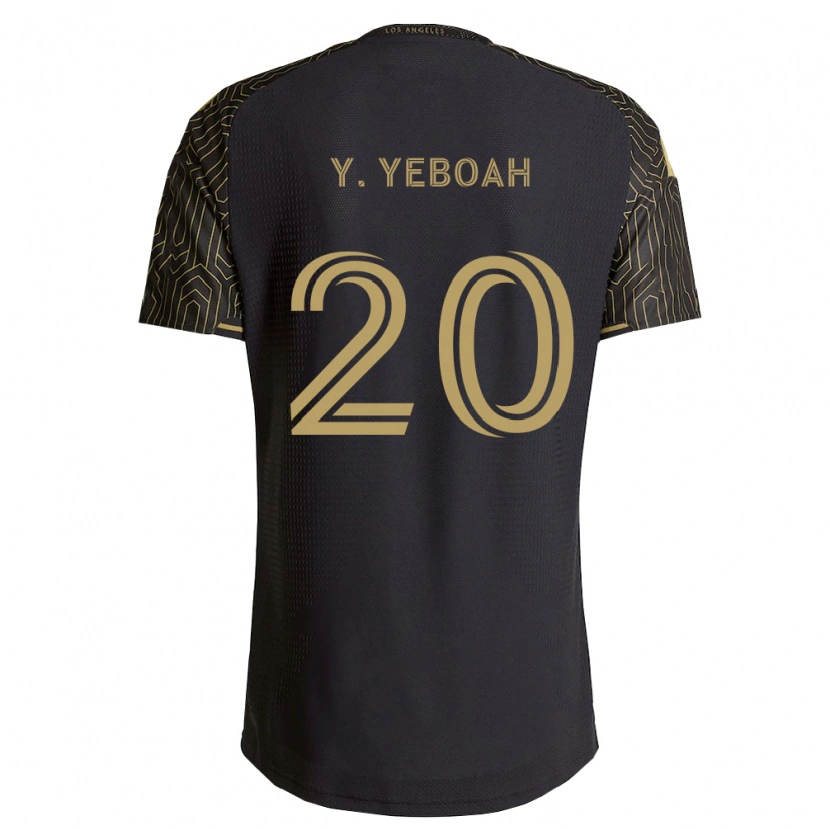 Danxen Børn Yaw Yeboah #20 Brun Sort Hjemmebane Spillertrøjer 2026/27 Trøje T-Shirt