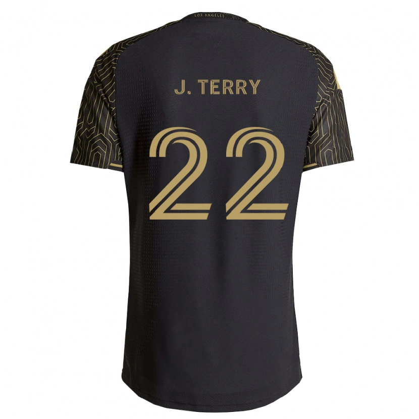 Danxen Børn Jude Terry #22 Brun Sort Hjemmebane Spillertrøjer 2026/27 Trøje T-Shirt