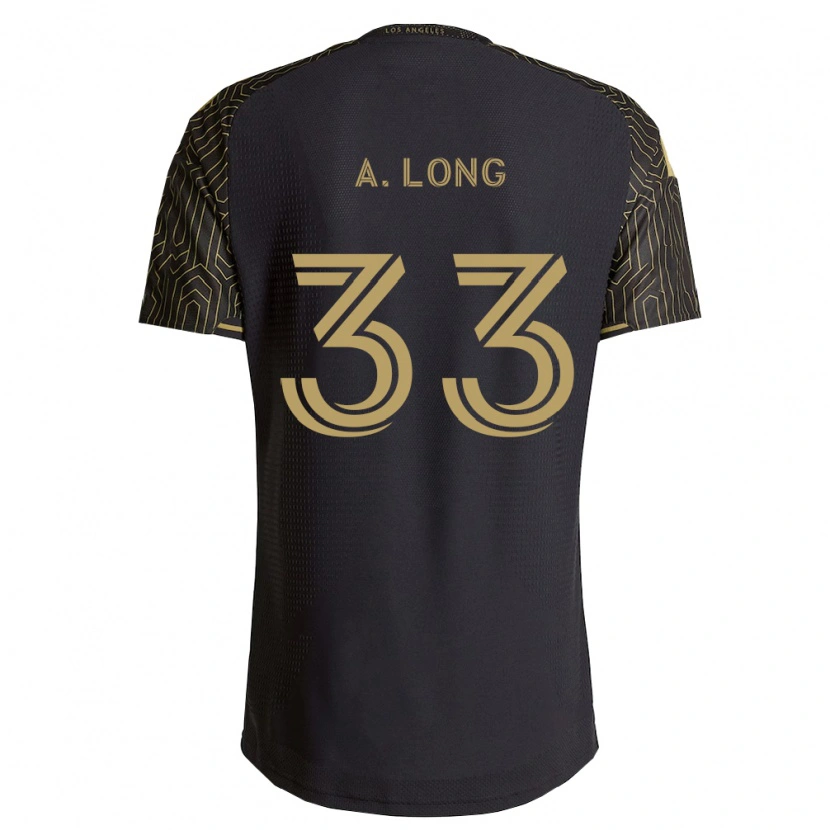 Danxen Børn Aaron Long #33 Brun Sort Hjemmebane Spillertrøjer 2026/27 Trøje T-Shirt