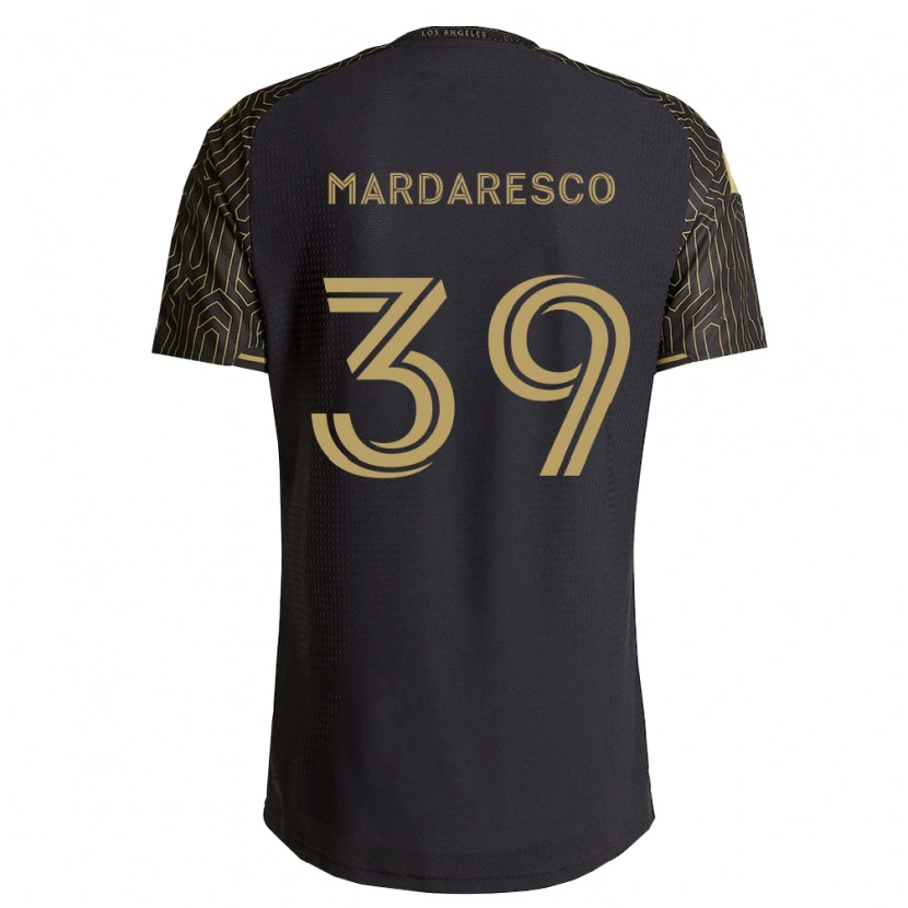 Danxen Børn Nathan Mardaresco #39 Brun Sort Hjemmebane Spillertrøjer 2026/27 Trøje T-Shirt