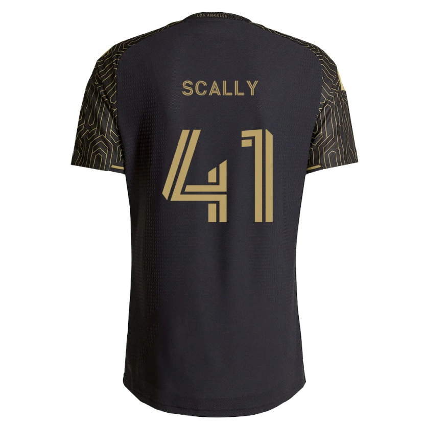 Danxen Børn Ethan Scally #41 Brun Sort Hjemmebane Spillertrøjer 2026/27 Trøje T-Shirt