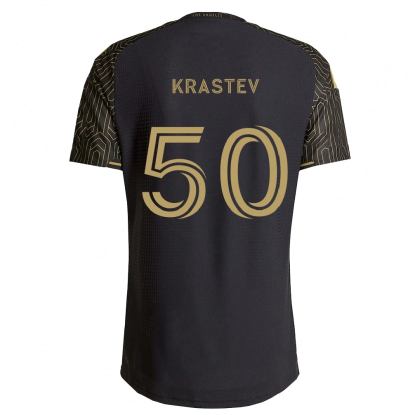 Danxen Børn Filip Krastev #50 Brun Sort Hjemmebane Spillertrøjer 2026/27 Trøje T-Shirt
