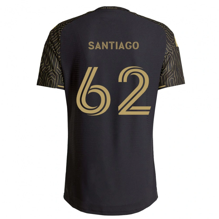 Danxen Børn Joshua Santiago #62 Brun Sort Hjemmebane Spillertrøjer 2026/27 Trøje T-Shirt