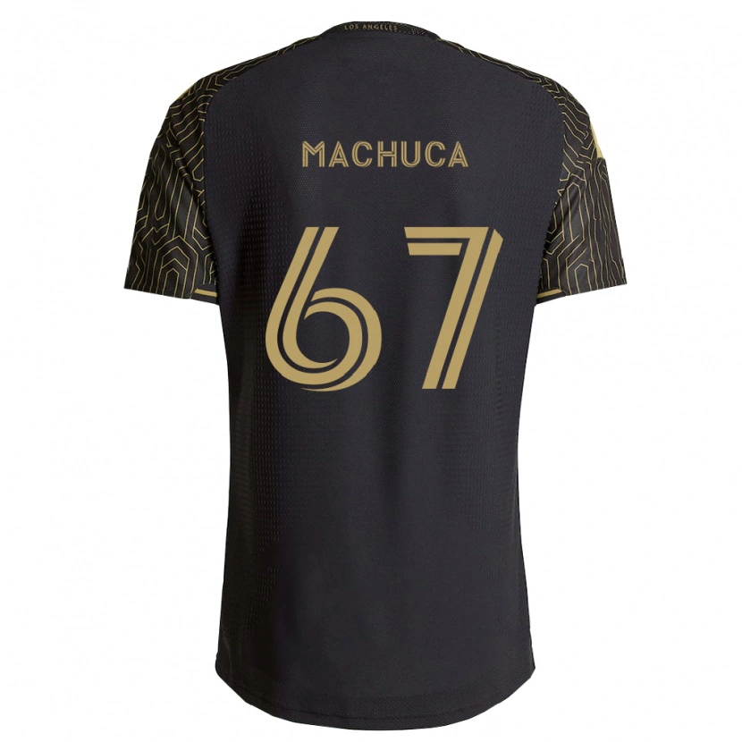 Danxen Børn Jacob Machuca #67 Brun Sort Hjemmebane Spillertrøjer 2026/27 Trøje T-Shirt