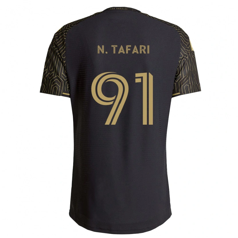 Danxen Børn Nkosi Tafari #91 Brun Sort Hjemmebane Spillertrøjer 2026/27 Trøje T-Shirt