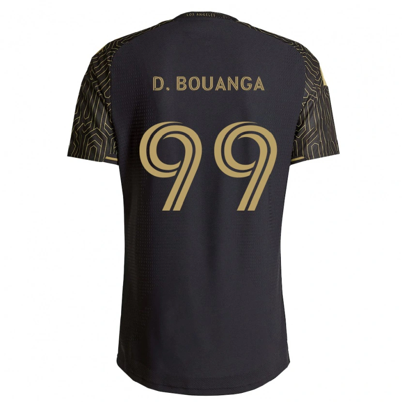 Danxen Børn Denis Bouanga #99 Brun Sort Hjemmebane Spillertrøjer 2026/27 Trøje T-Shirt