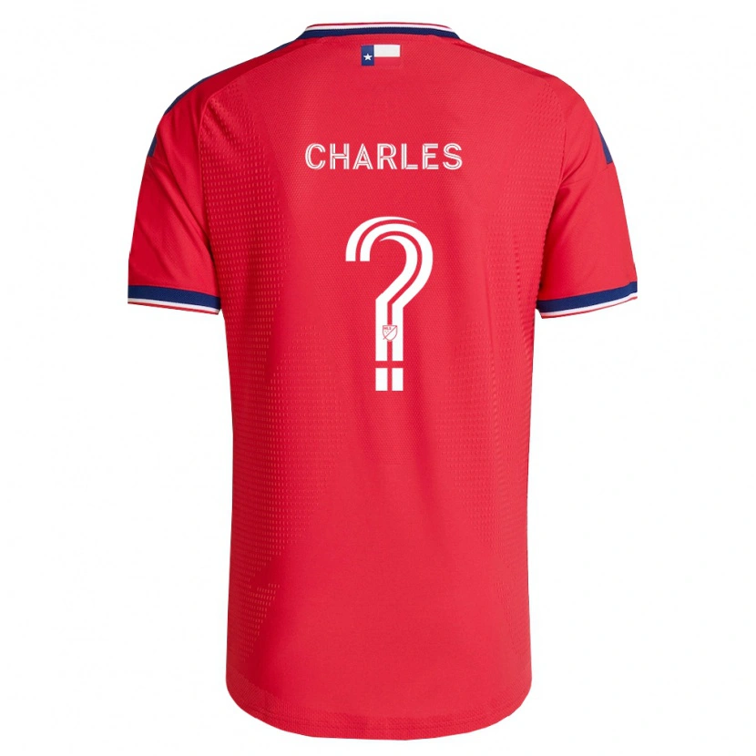 Danxen Børn Ian Charles #0 Rød Blå Hvid Hjemmebane Spillertrøjer 2026/27 Trøje T-Shirt