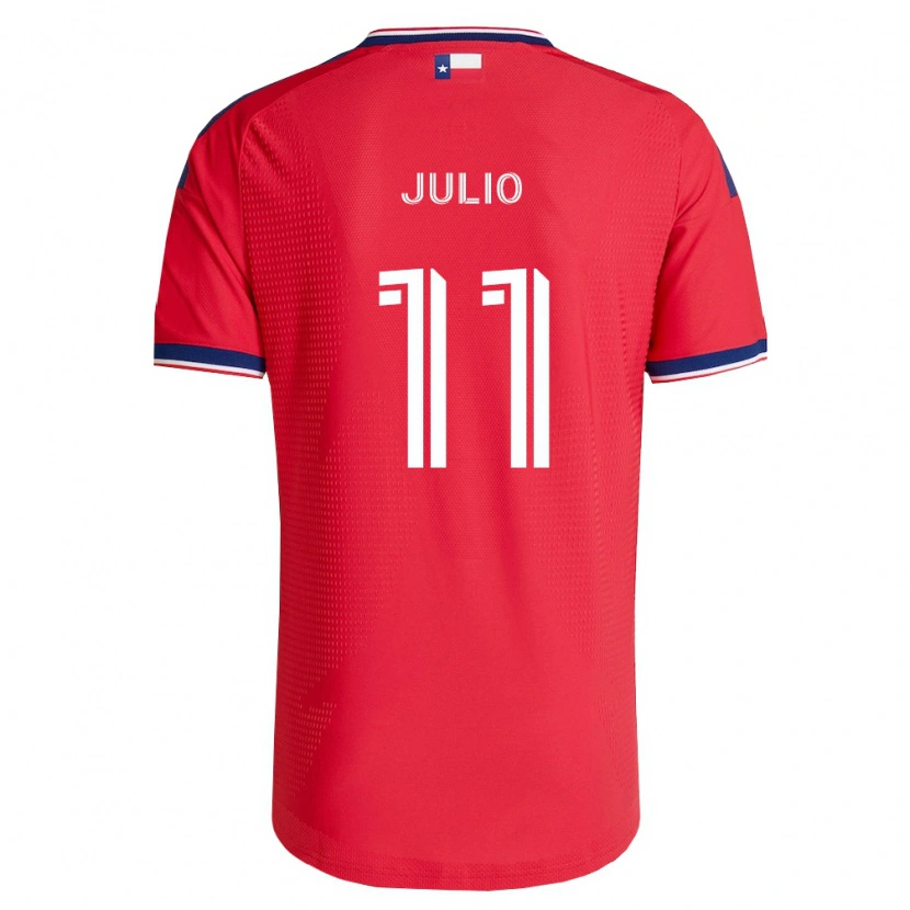 Danxen Børn Anderson Julio #11 Rød Blå Hvid Hjemmebane Spillertrøjer 2026/27 Trøje T-Shirt