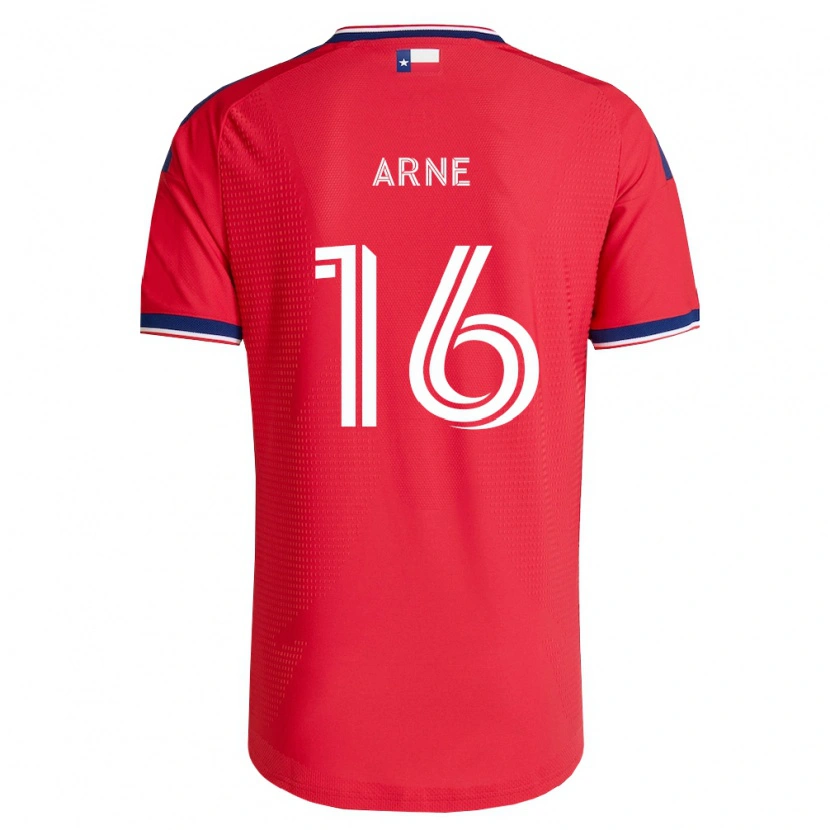 Danxen Børn Patrick Arne #16 Rød Blå Hvid Hjemmebane Spillertrøjer 2026/27 Trøje T-Shirt