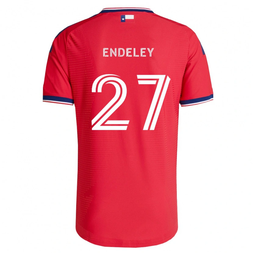 Danxen Børn Herbert Endeley #27 Rød Blå Hvid Hjemmebane Spillertrøjer 2026/27 Trøje T-Shirt