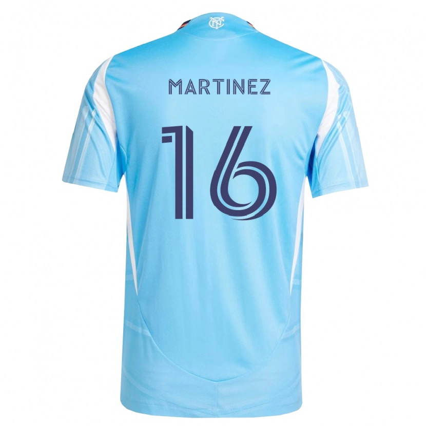 Danxen Børn Alonso Martínez #16 Himmelblå Hvid Hjemmebane Spillertrøjer 2026/27 Trøje T-Shirt