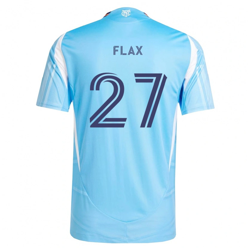 Danxen Børn Cooper Flax #27 Himmelblå Hvid Hjemmebane Spillertrøjer 2026/27 Trøje T-Shirt