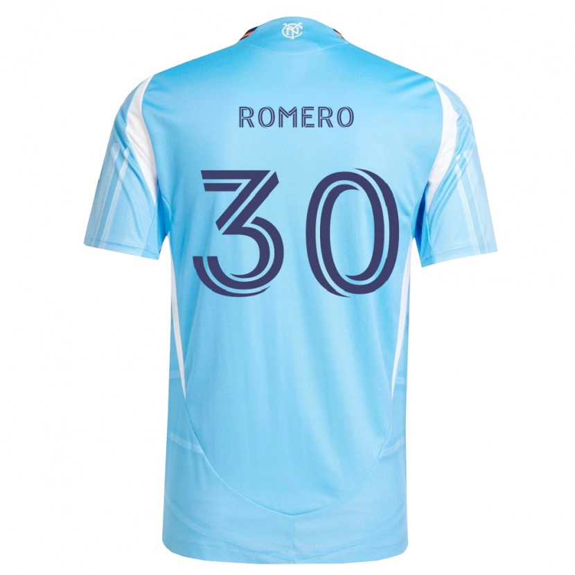 Danxen Børn Tomás Romero #30 Himmelblå Hvid Hjemmebane Spillertrøjer 2026/27 Trøje T-Shirt