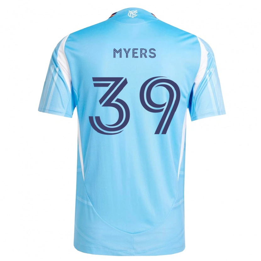 Danxen Børn Md Myers #39 Himmelblå Hvid Hjemmebane Spillertrøjer 2026/27 Trøje T-Shirt