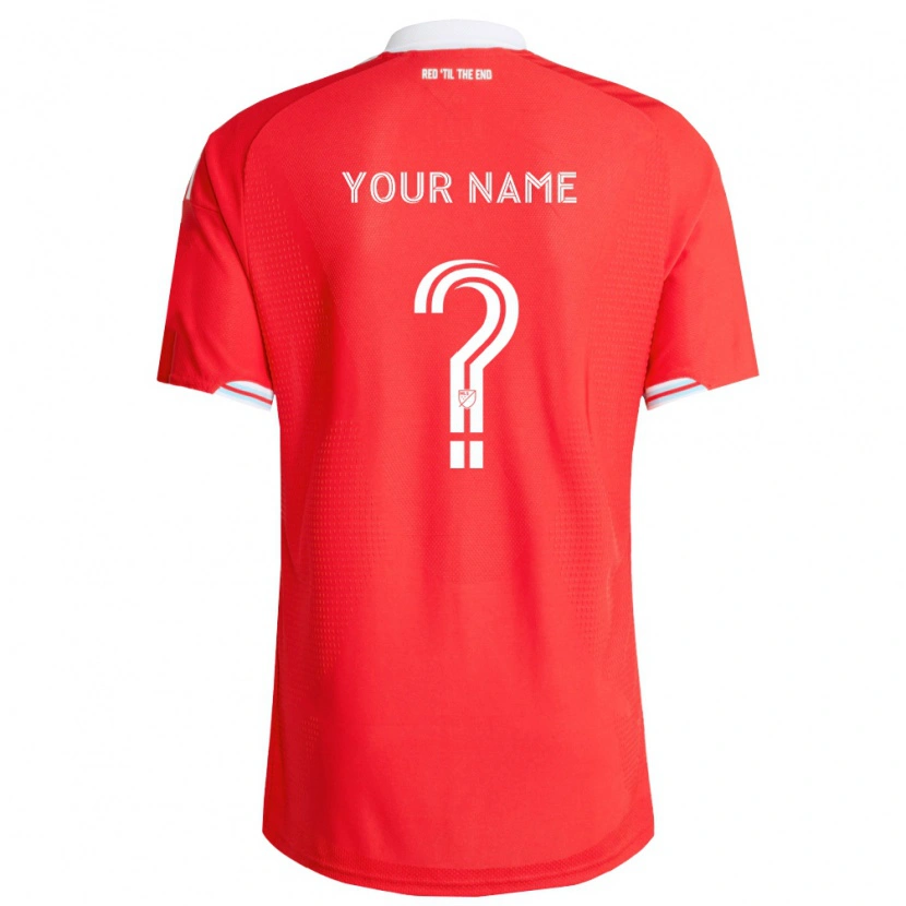 Danxen Børn Dit Navn #0 Rød Dyb Blå Hvid Hjemmebane Spillertrøjer 2026/27 Trøje T-Shirt