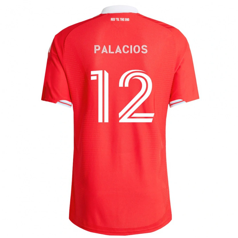 Danxen Børn Denzel Palacios #12 Rød Dyb Blå Hvid Hjemmebane Spillertrøjer 2026/27 Trøje T-Shirt