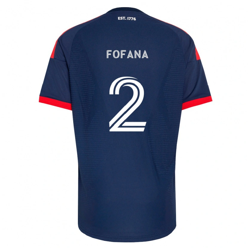 Danxen Børn Mamadou Fofana #2 Kongelig Blå Rød Hvid Hjemmebane Spillertrøjer 2026/27 Trøje T-Shirt
