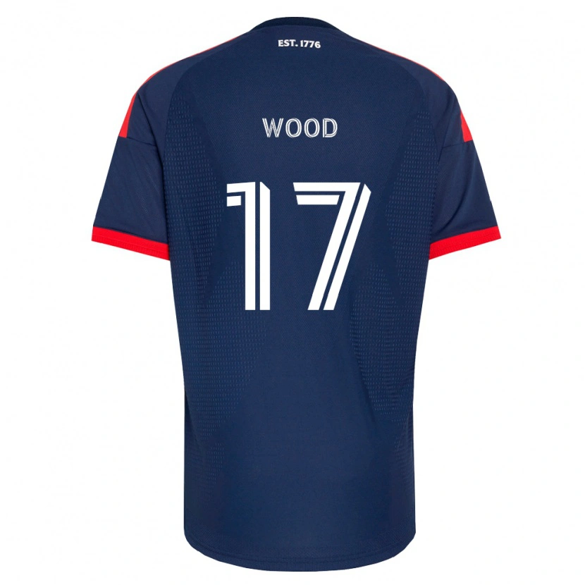 Danxen Børn Bobby Wood #17 Kongelig Blå Rød Hvid Hjemmebane Spillertrøjer 2026/27 Trøje T-Shirt