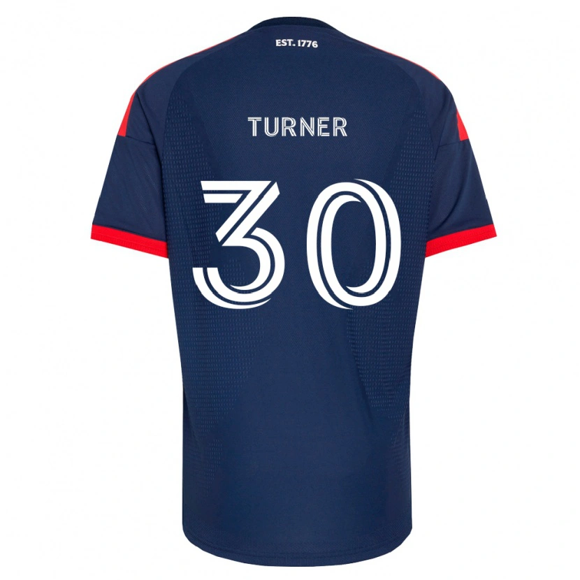 Danxen Børn Matt Turner #30 Kongelig Blå Rød Hvid Hjemmebane Spillertrøjer 2026/27 Trøje T-Shirt