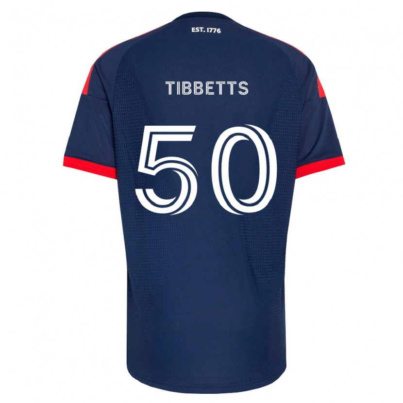 Danxen Børn Matthew Tibbetts #50 Kongelig Blå Rød Hvid Hjemmebane Spillertrøjer 2026/27 Trøje T-Shirt