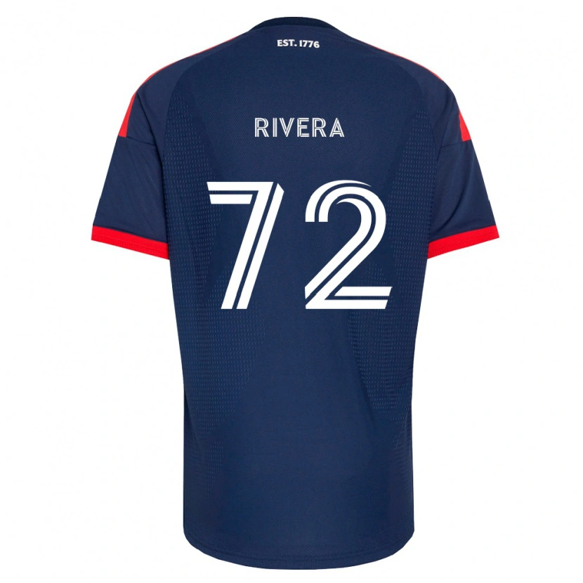 Danxen Børn Damián Rivera #72 Kongelig Blå Rød Hvid Hjemmebane Spillertrøjer 2026/27 Trøje T-Shirt