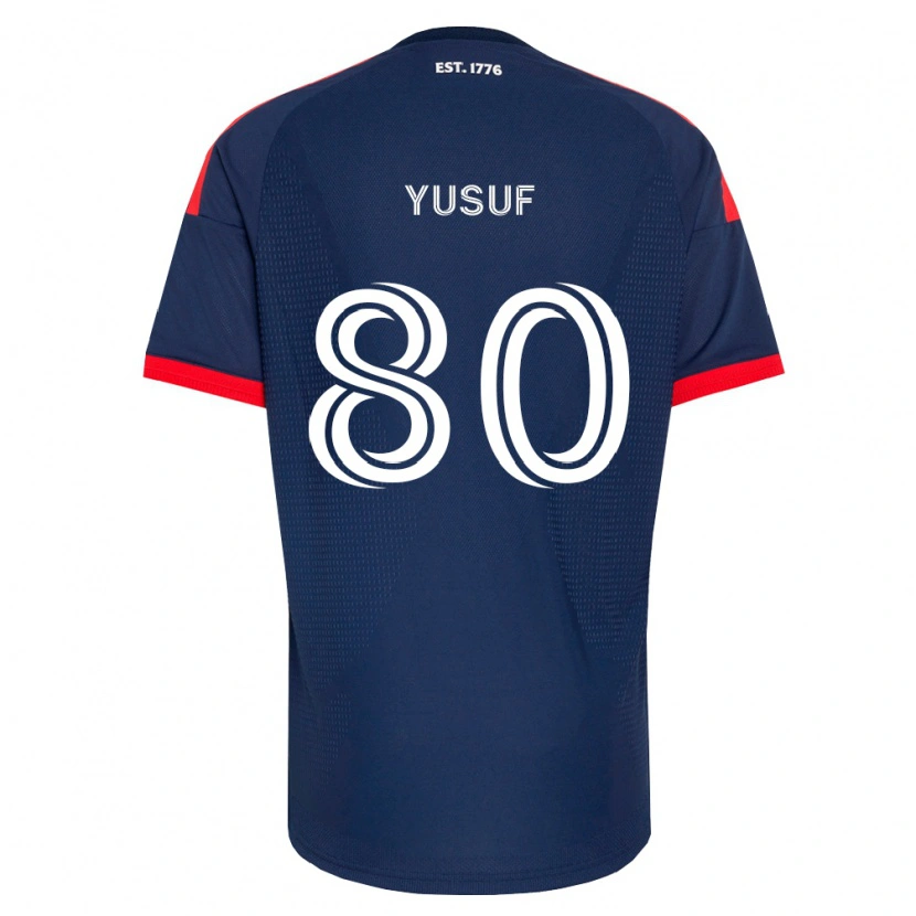 Danxen Børn Alhassan Yusuf #80 Kongelig Blå Rød Hvid Hjemmebane Spillertrøjer 2026/27 Trøje T-Shirt
