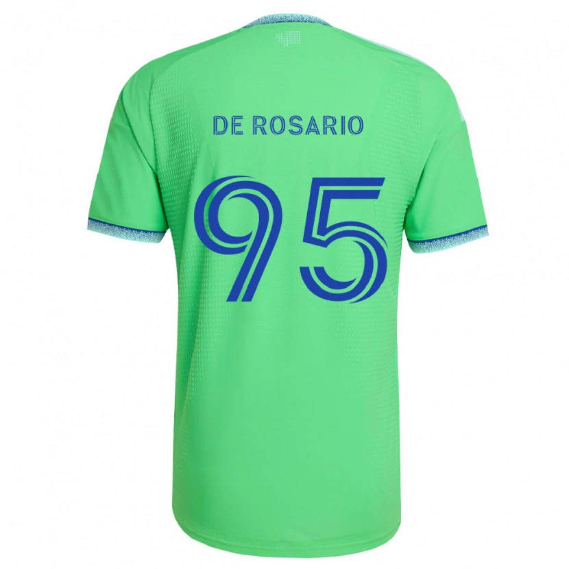 Danxen Børn Osaze De Rosario #95 Grøn Lyseblå Hjemmebane Spillertrøjer 2026/27 Trøje T-Shirt
