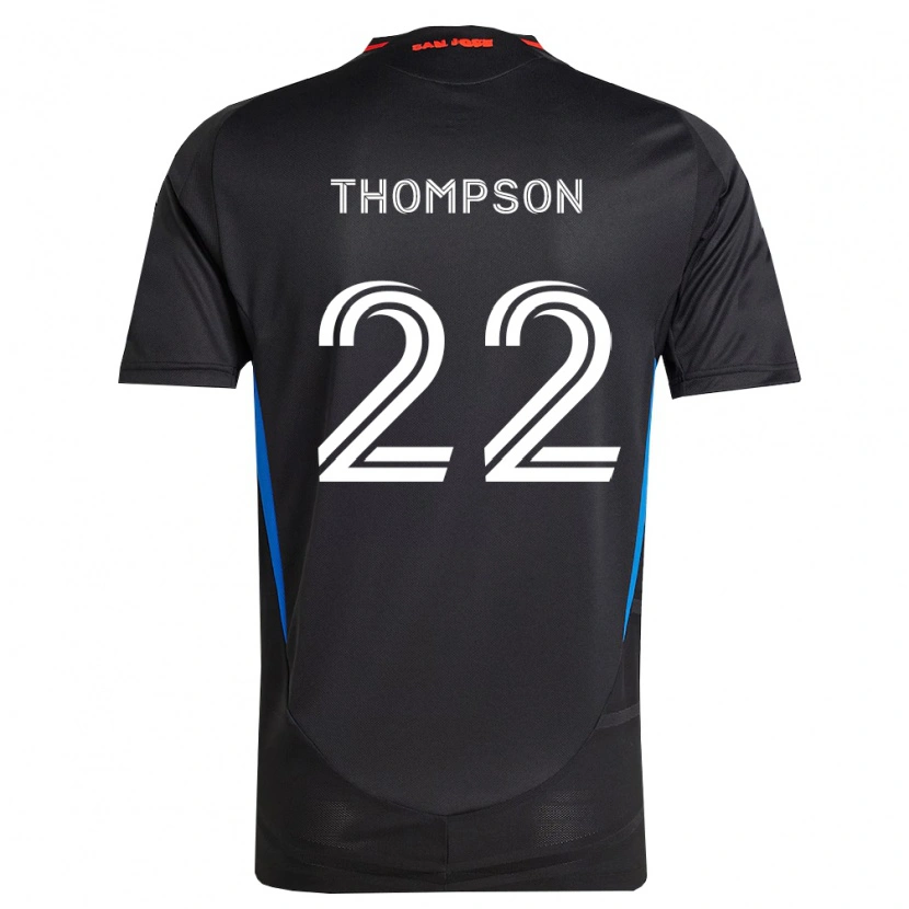 Danxen Børn Tommy Thompson #22 Blå Hvid Sort Hjemmebane Spillertrøjer 2026/27 Trøje T-Shirt