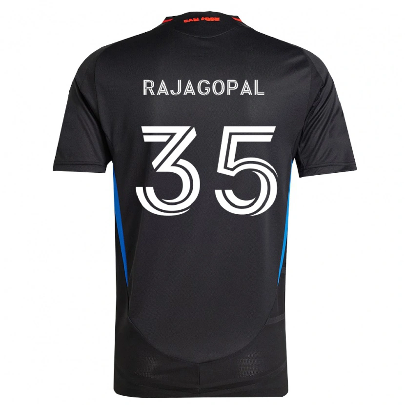 Danxen Børn Rohan Rajagopal #35 Blå Hvid Sort Hjemmebane Spillertrøjer 2026/27 Trøje T-Shirt