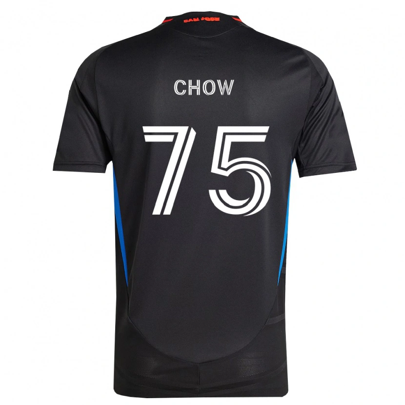 Danxen Børn Alex Chow #75 Blå Hvid Sort Hjemmebane Spillertrøjer 2026/27 Trøje T-Shirt