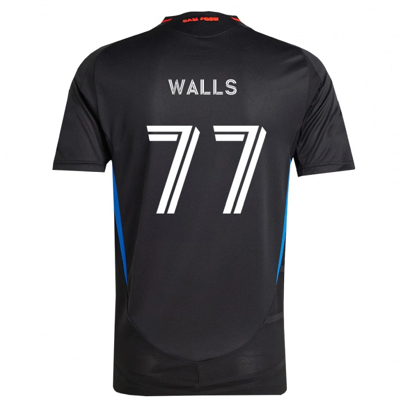Danxen Børn Casey Walls #77 Blå Hvid Sort Hjemmebane Spillertrøjer 2026/27 Trøje T-Shirt
