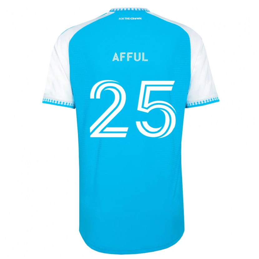 Danxen Børn Harrison Afful #25 Himmelblå Hvid Sort Hjemmebane Spillertrøjer 2026/27 Trøje T-Shirt