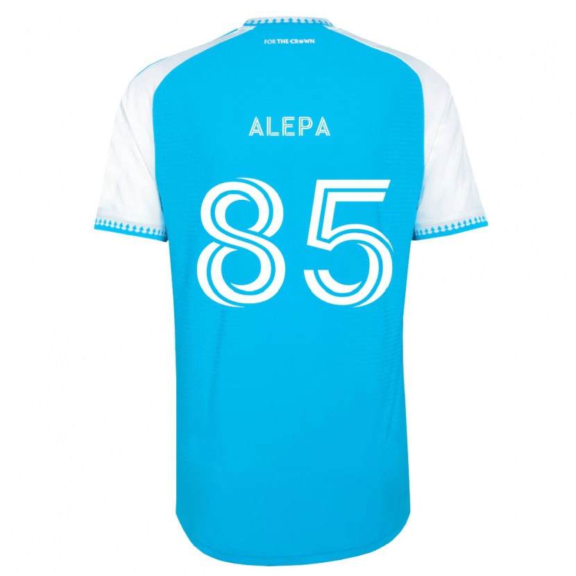 Danxen Børn Landon Alepa #85 Himmelblå Hvid Sort Hjemmebane Spillertrøjer 2026/27 Trøje T-Shirt
