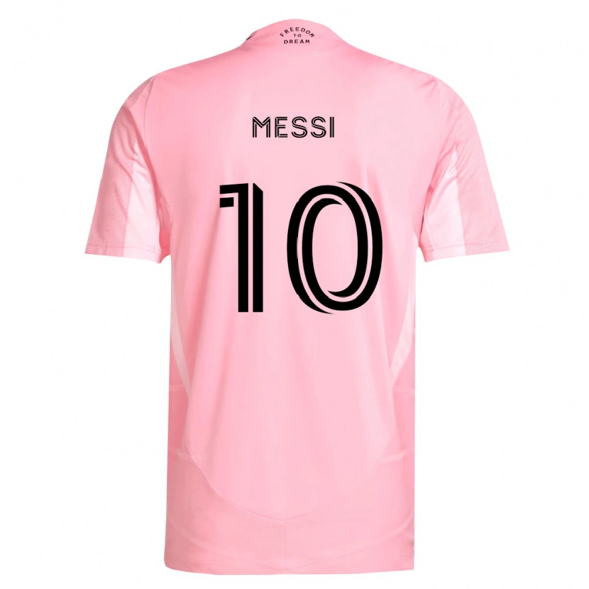 Danxen Børn Lionel Messi #10 Pink Sort Hjemmebane Spillertrøjer 2026/27 Trøje T-Shirt