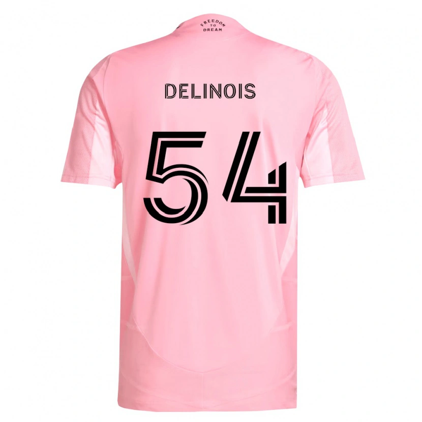 Danxen Børn Lovend's Delinois #54 Pink Sort Hjemmebane Spillertrøjer 2026/27 Trøje T-Shirt