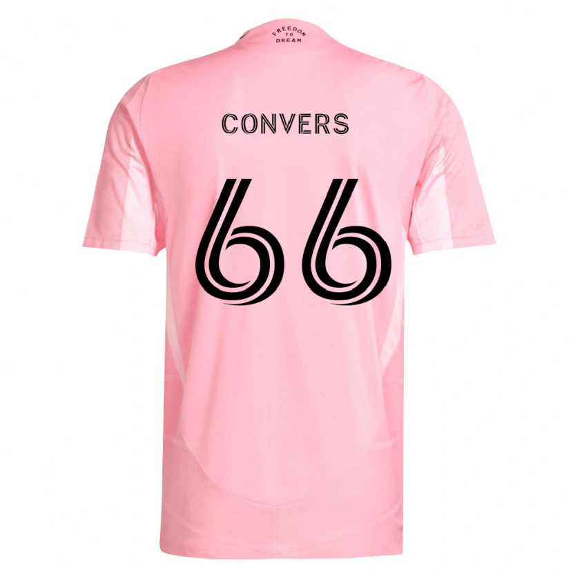 Danxen Børn Joseph Convers #66 Pink Sort Hjemmebane Spillertrøjer 2026/27 Trøje T-Shirt