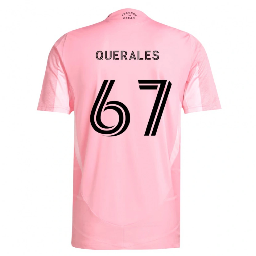 Danxen Børn Arturo Querales #67 Pink Sort Hjemmebane Spillertrøjer 2026/27 Trøje T-Shirt