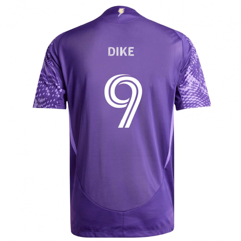 Danxen Børn Daryl Dike #9 Lilla Hvid Hjemmebane Spillertrøjer 2026/27 Trøje T-Shirt