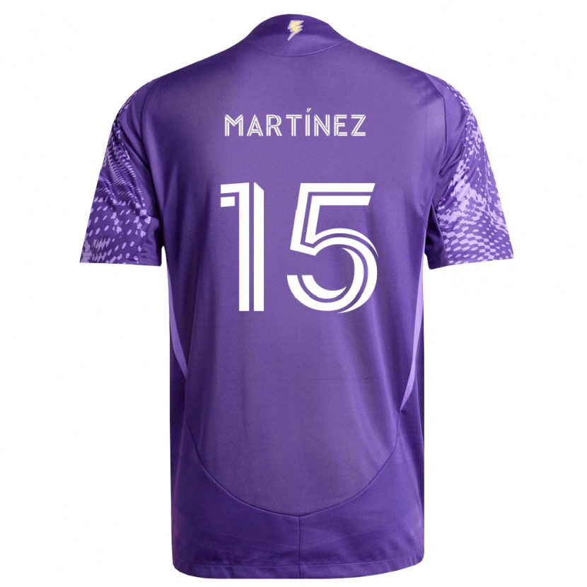 Danxen Børn Antonio Martínez #15 Lilla Hvid Hjemmebane Spillertrøjer 2026/27 Trøje T-Shirt