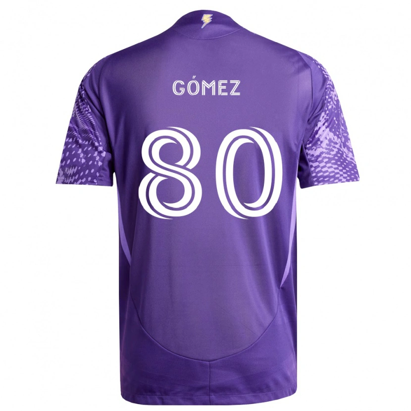 Danxen Børn Ignacio Gómez #80 Lilla Hvid Hjemmebane Spillertrøjer 2026/27 Trøje T-Shirt