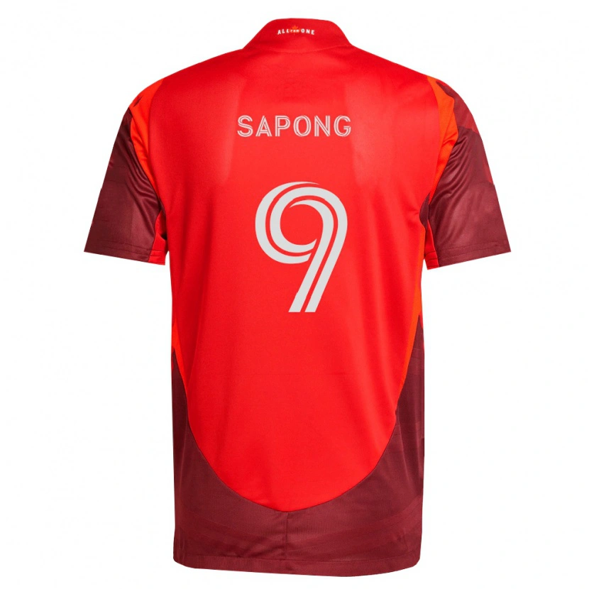 Danxen Børn C.j. Sapong #9 Vinrød Rød Hjemmebane Spillertrøjer 2026/27 Trøje T-Shirt