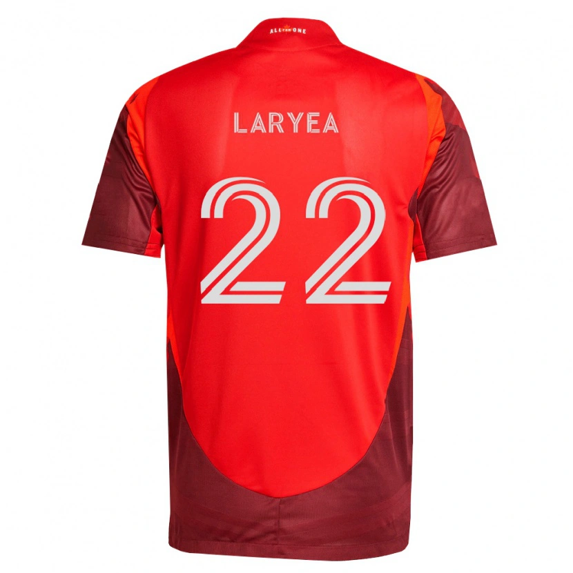 Danxen Børn Richie Laryea #22 Vinrød Rød Hjemmebane Spillertrøjer 2026/27 Trøje T-Shirt